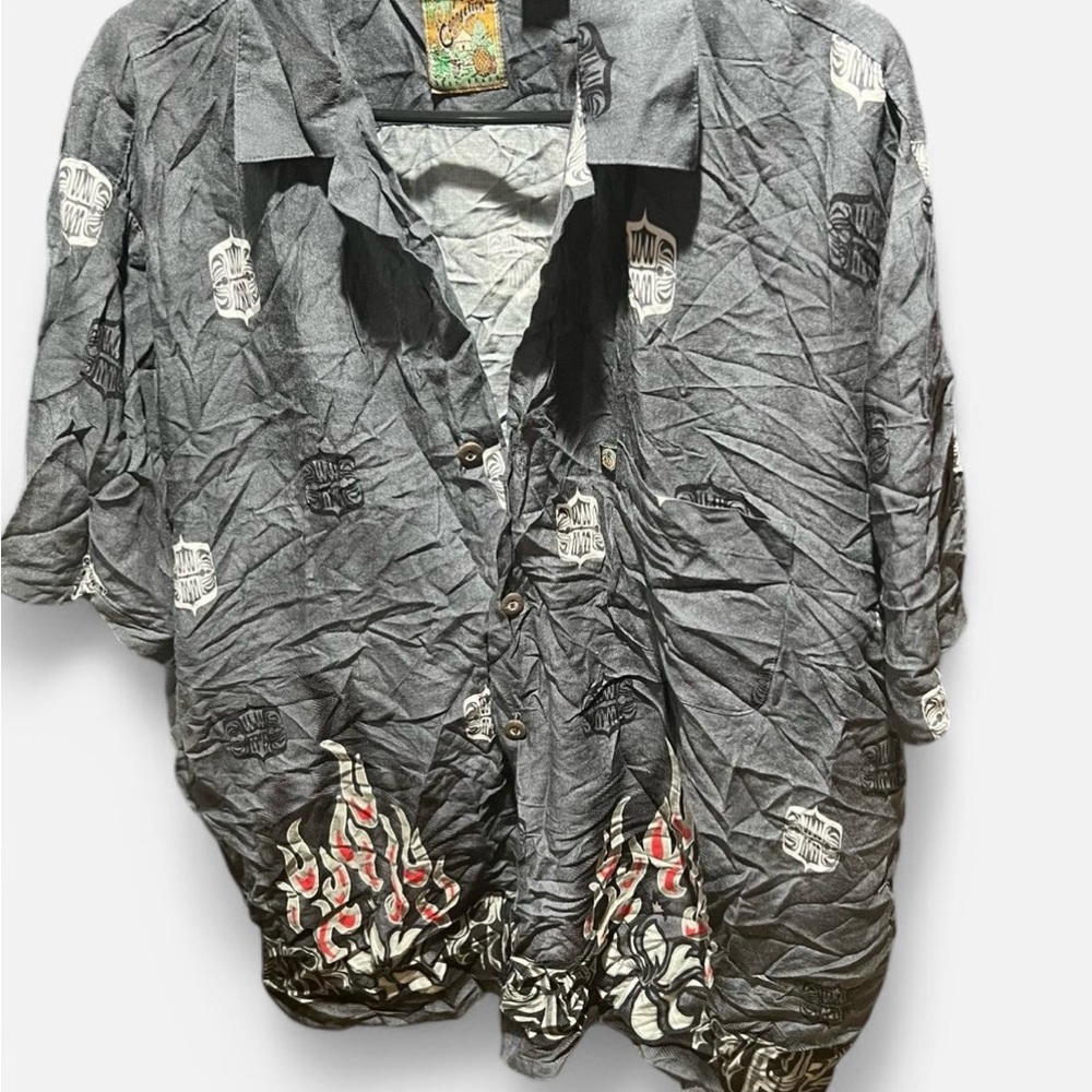 Men's Gray Graphic Shirt